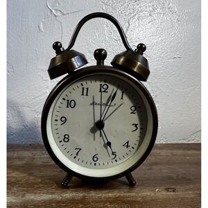 Brass Eddie Bauer Decorative Time Clock